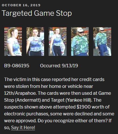 Targeted Game Stop